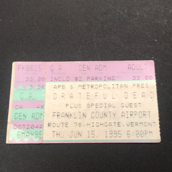 Grateful Dead stub - Picture 1 of 1